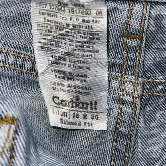 Carhartt Straight Jeans 36x30 - Picture 8 of 8
